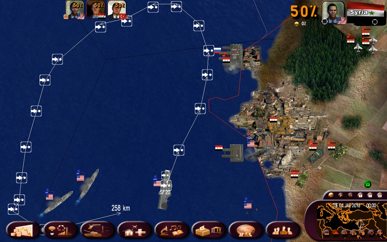 Скриншот: Masters of the World - Geopolitical Simulator 3