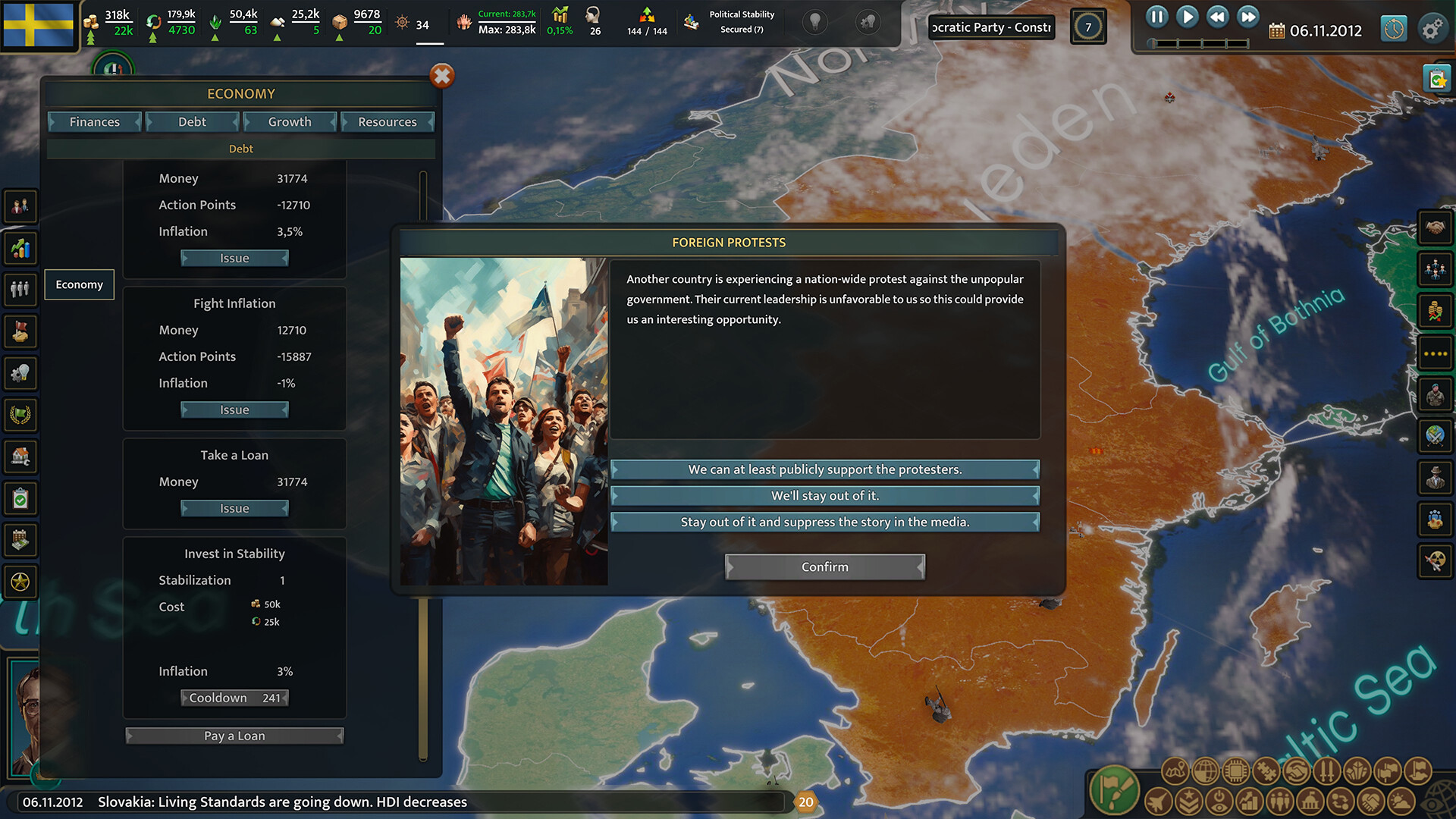 Скриншот: Realpolitiks 3: Earth and Beyond