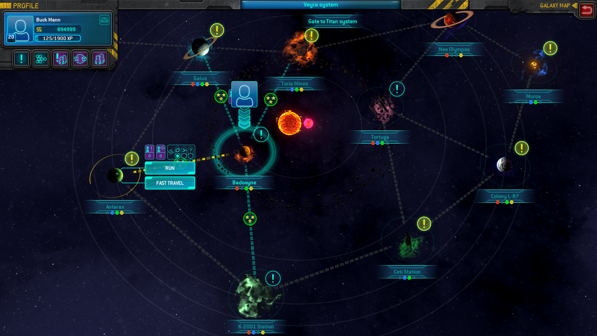 Скриншот: Space Run Galaxy