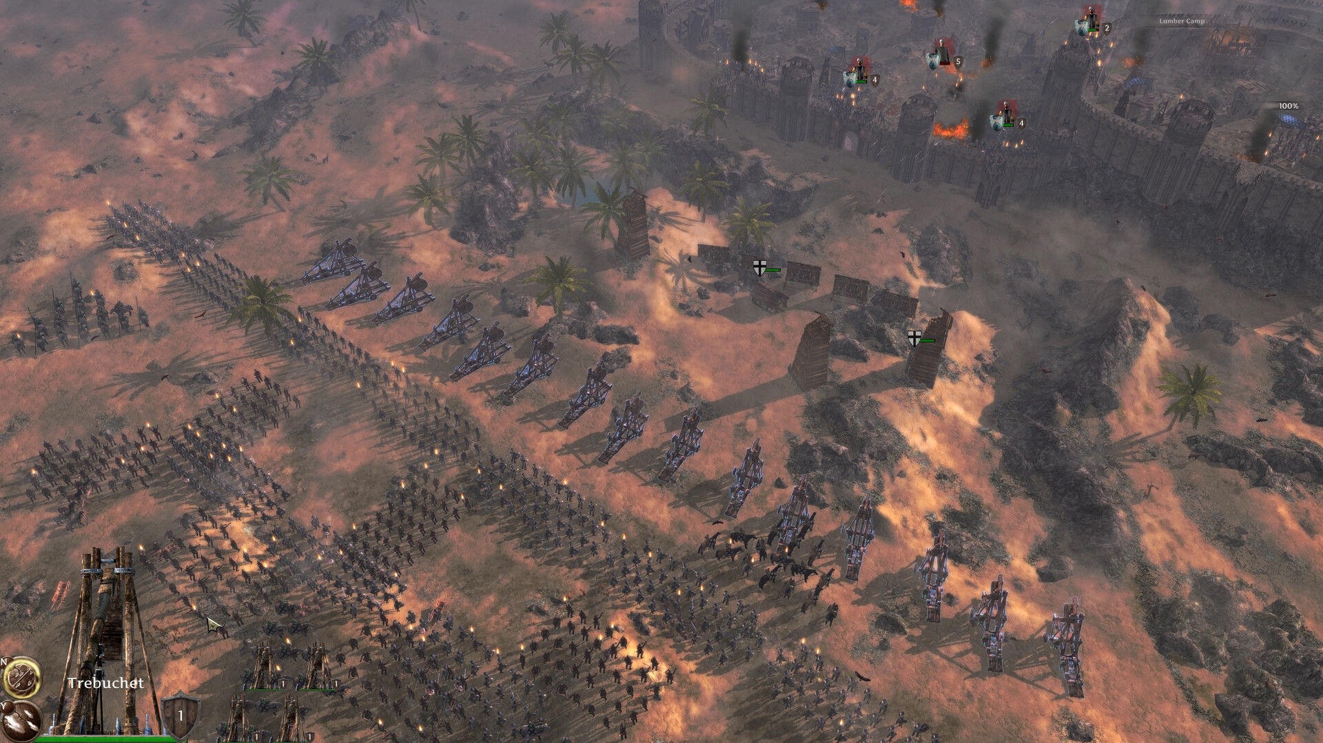 Скриншот:  Knights of the Crusades