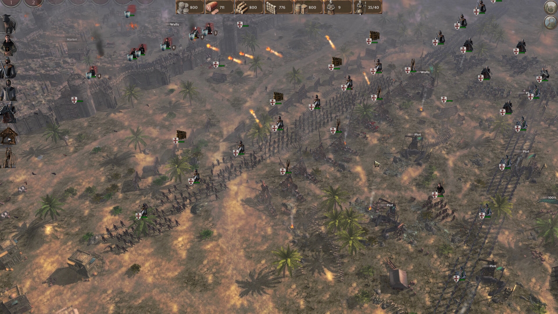 Скриншот:  Knights of the Crusades