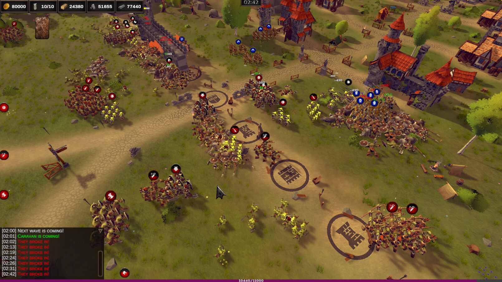 Скриншот: Warlords Under Siege