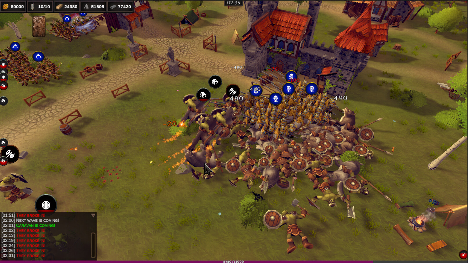 Скриншот: Warlords Under Siege