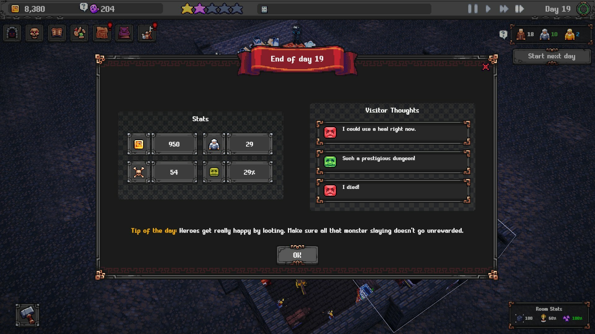 Скриншот: Dungeon Tycoon