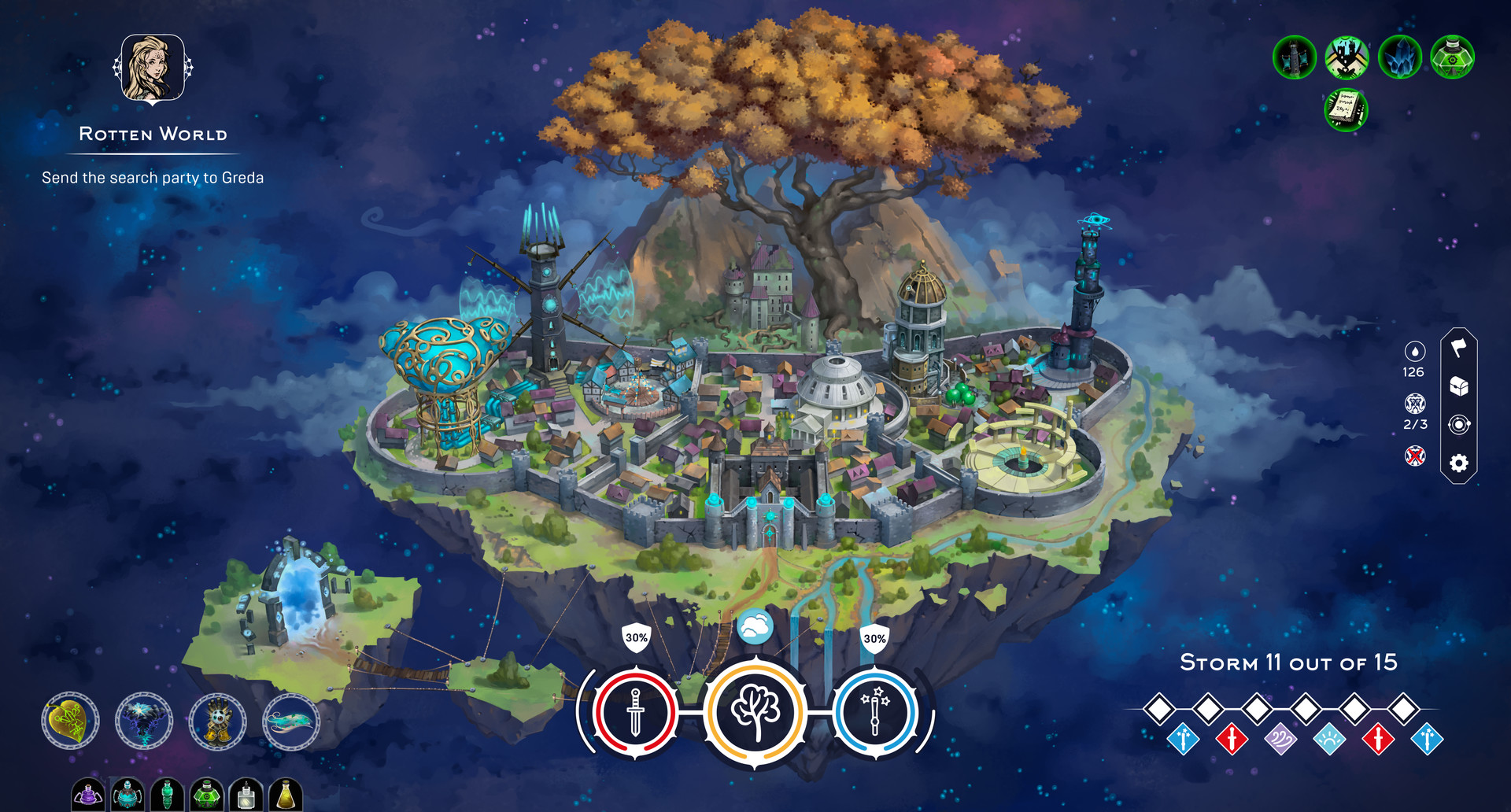 Скриншот: Mittelborg: City of Mages