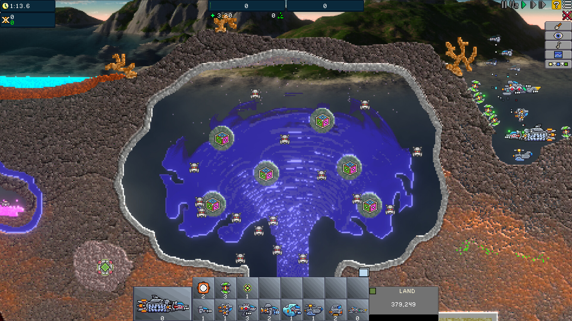 Скриншот: Creeper World IXE