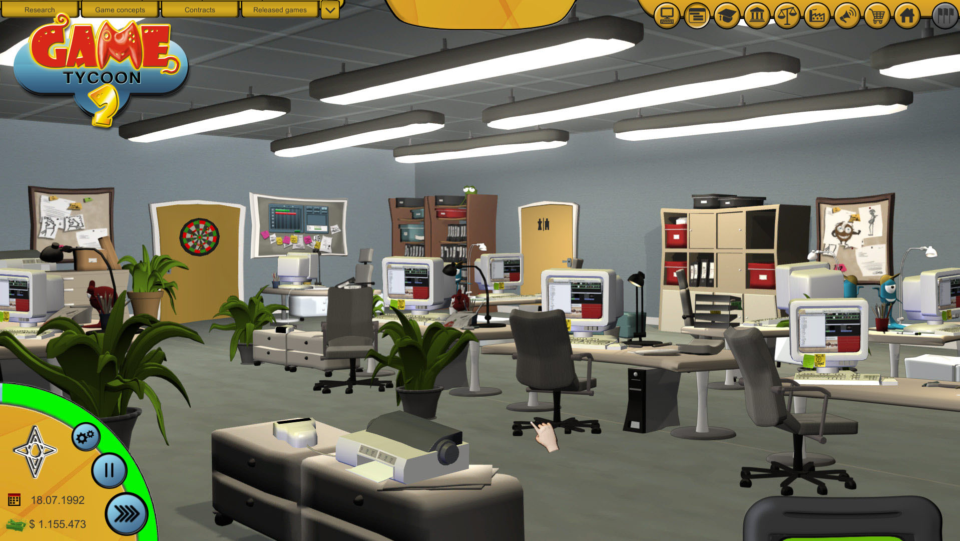 Скриншот: Game Tycoon 2
