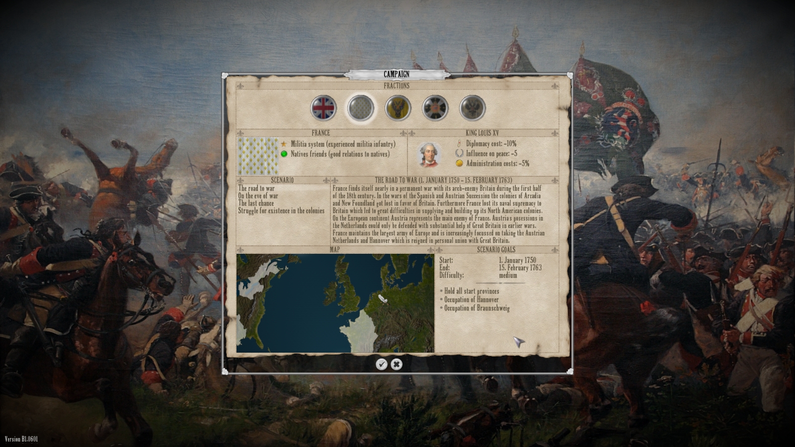 Скриншот: The Seven Years War (1756-1763)