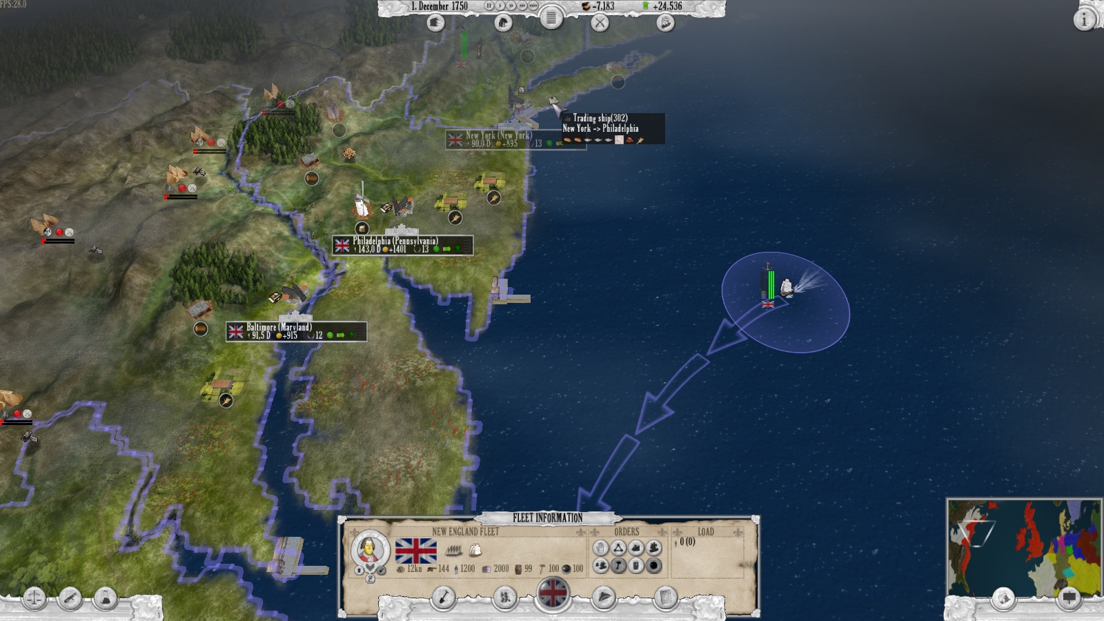 Скриншот: The Seven Years War (1756-1763)