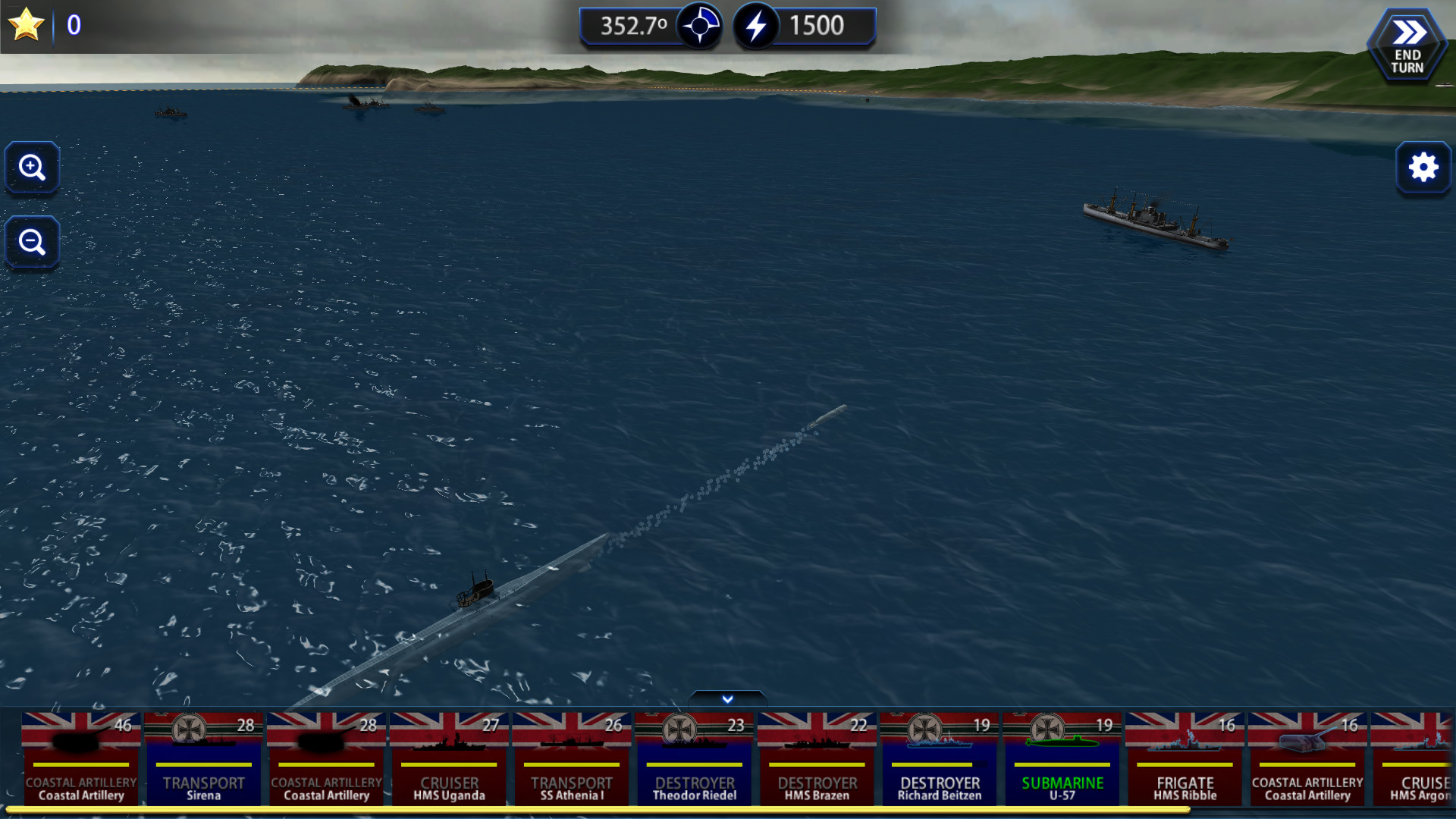 Скриншот: Battle Fleet 2