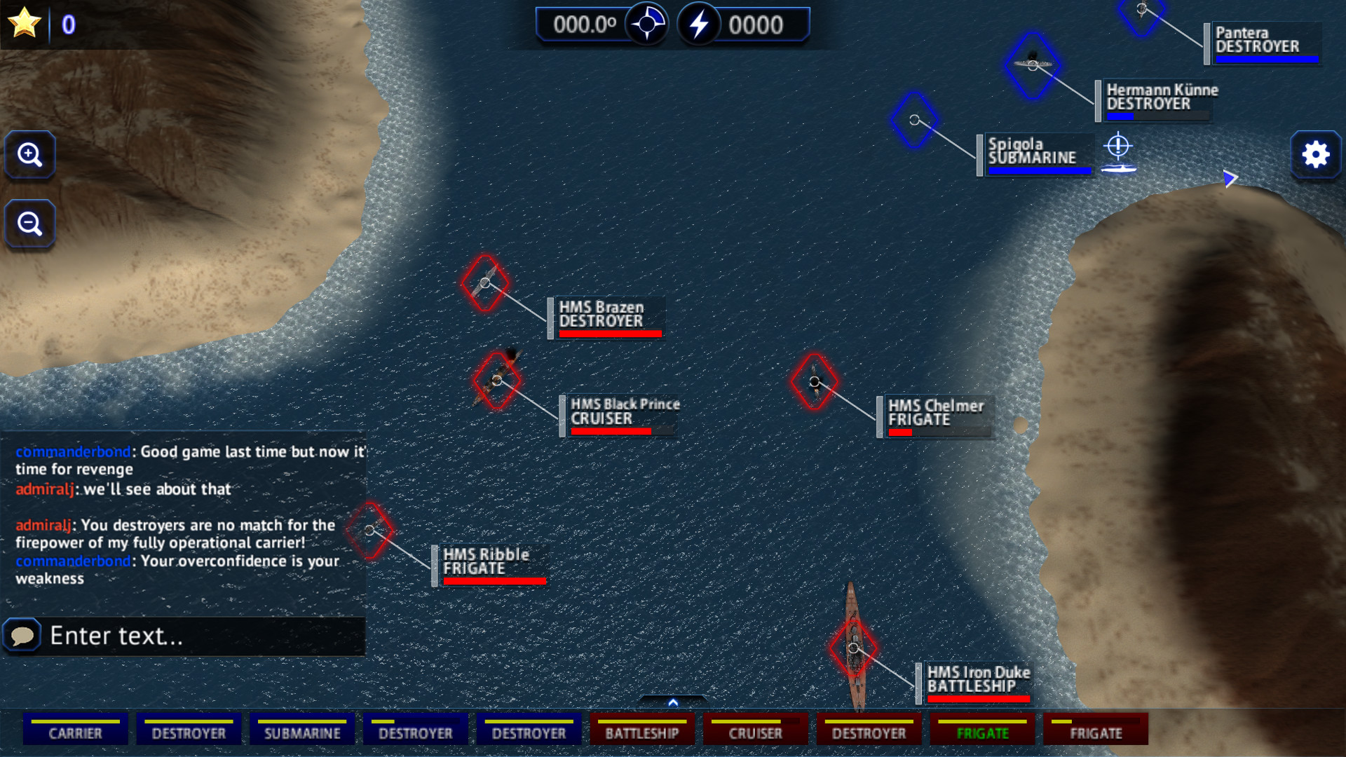 Скриншот: Battle Fleet 2