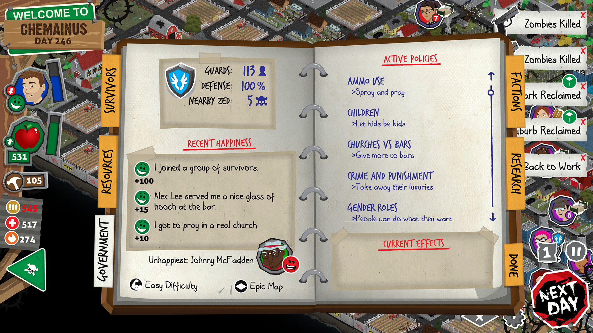 Скриншот: Rebuild 3: Gangs of Deadsville