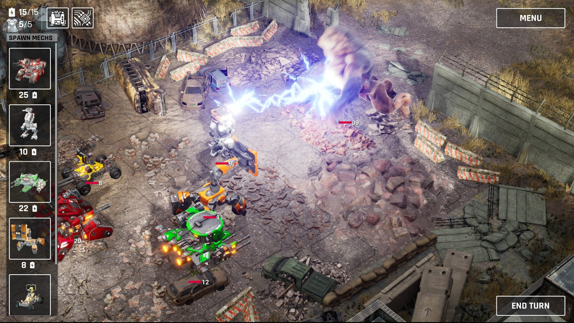 Скриншот: Mech Armada