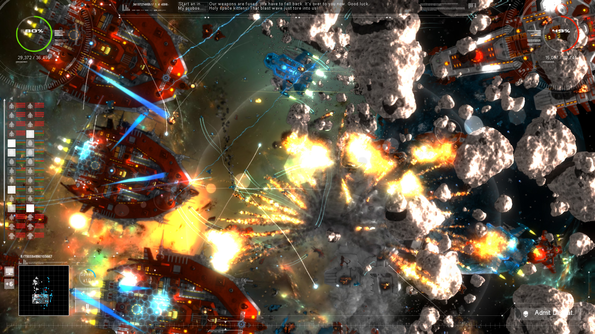 Скриншот: Gratuitous Space Battles 2