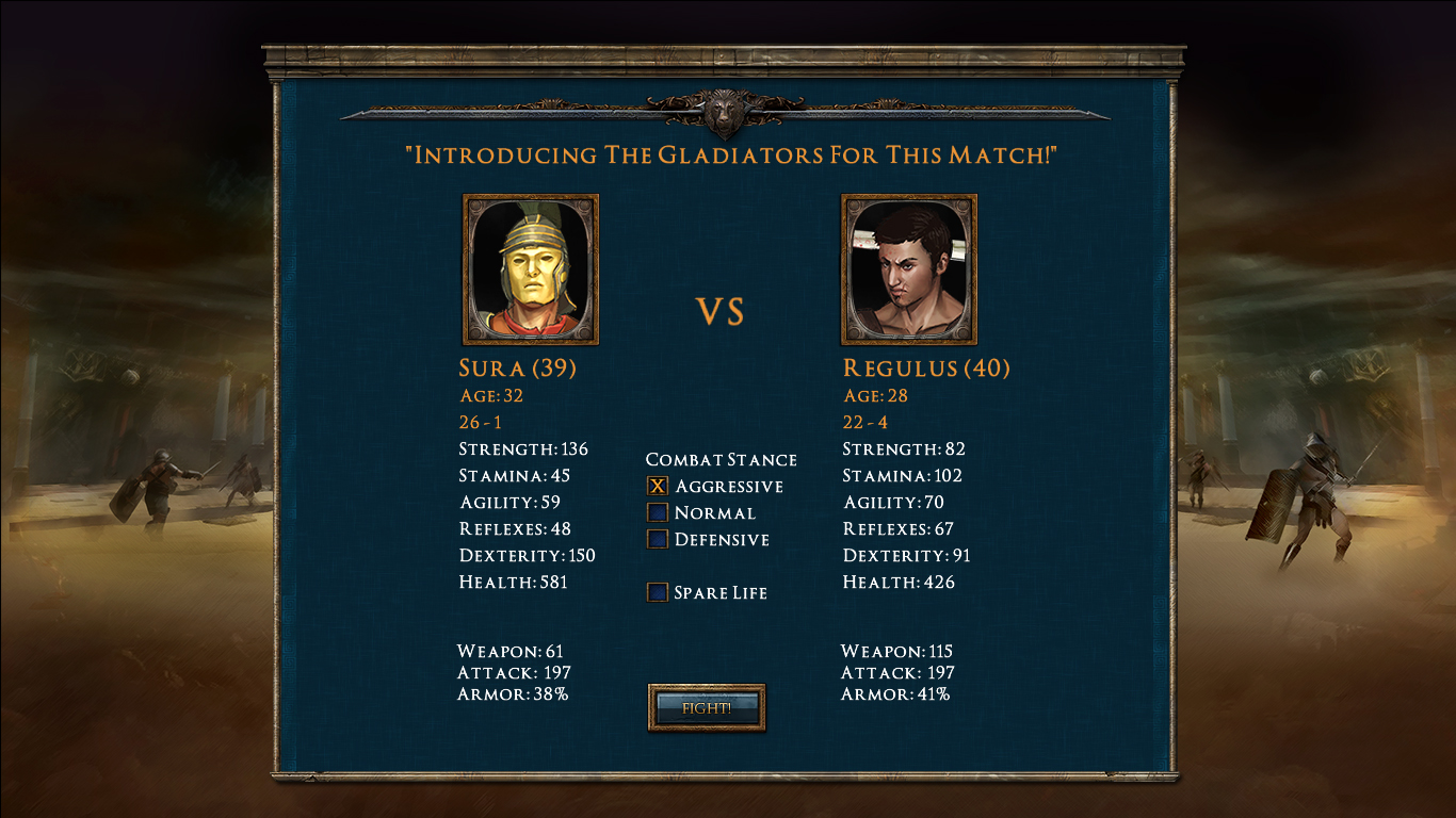 Скриншот: Age of Gladiators