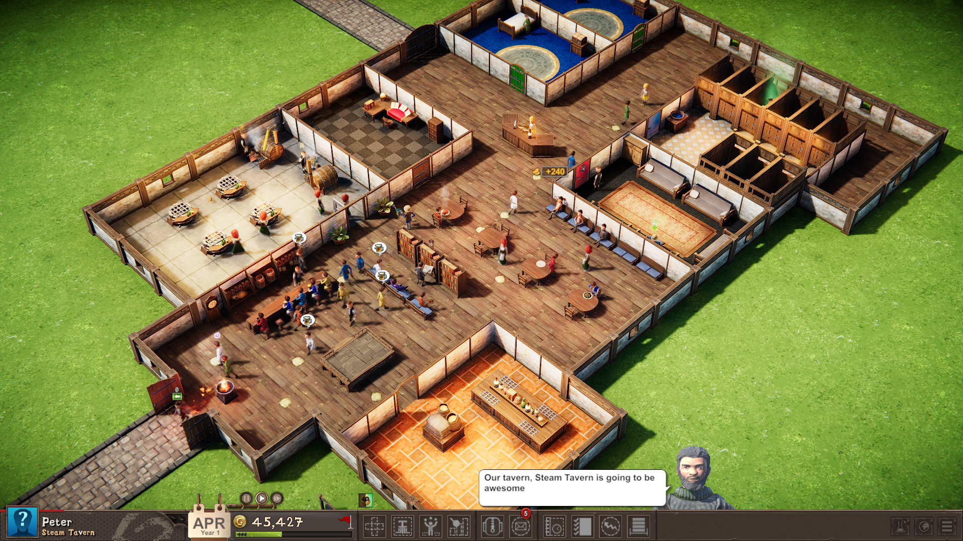 Скриншот: Tavern Tycoon - Dragon's Hangover