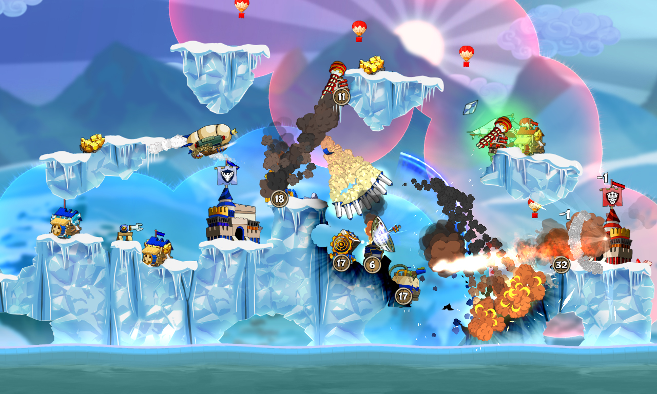 Скриншот: Cannon Brawl
