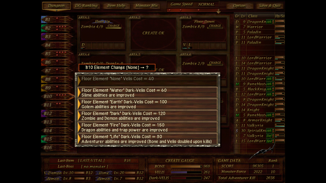 Скриншот: Dungeon Manager ZV