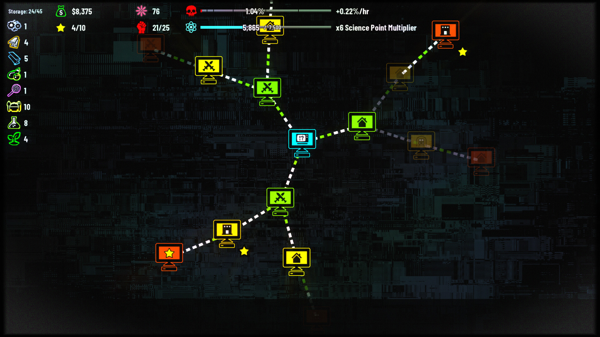 Скриншот: Rogue AI Simulator