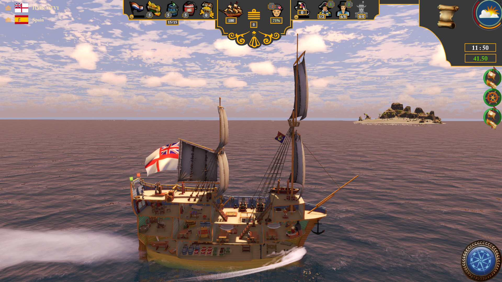 Скриншот: Her Majesty's Ship