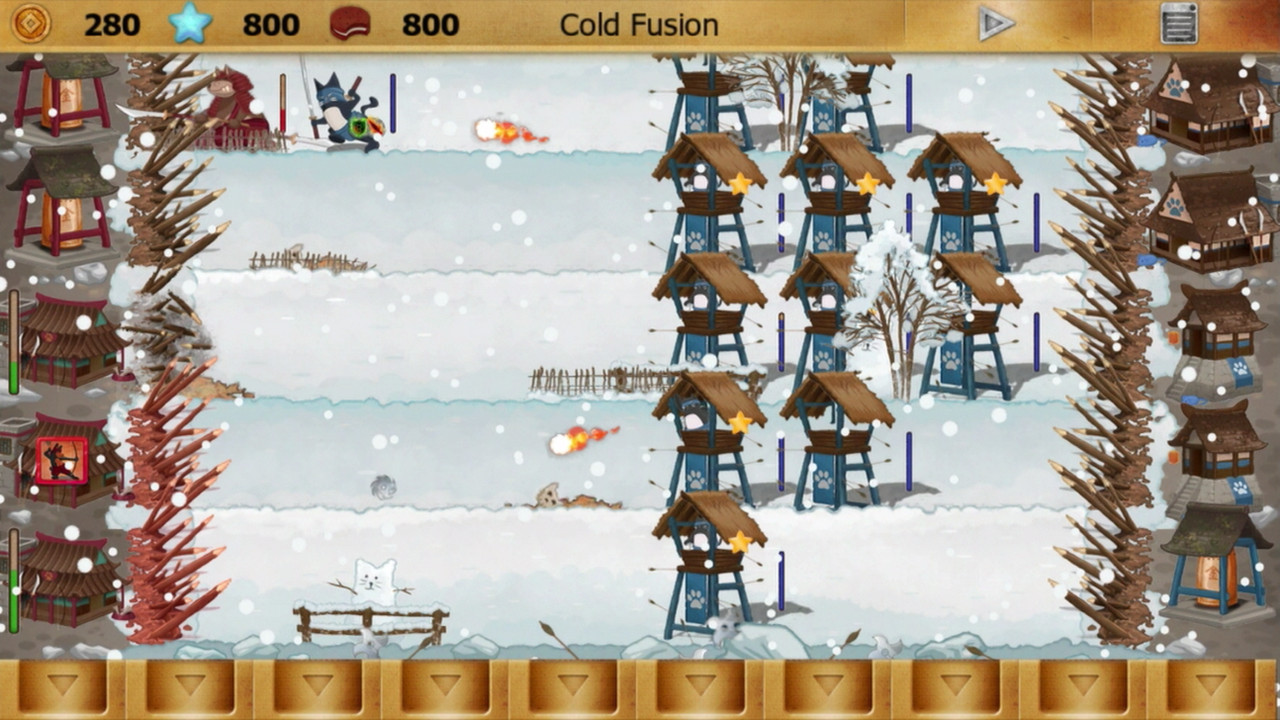 Скриншот: Ninja Cats vs Samurai Dogs