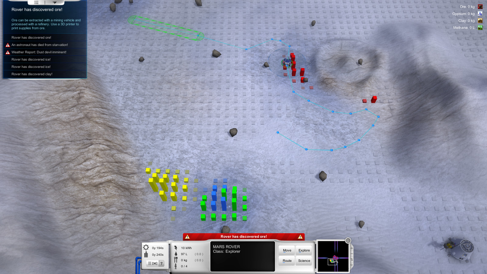 Скриншот: Sol 0: Mars Colonization