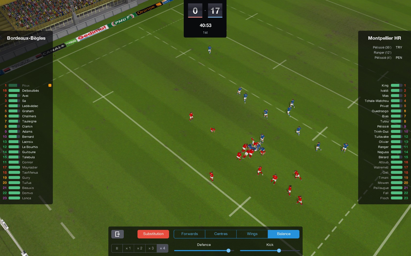 Скриншот: Pro Rugby Manager 2015
