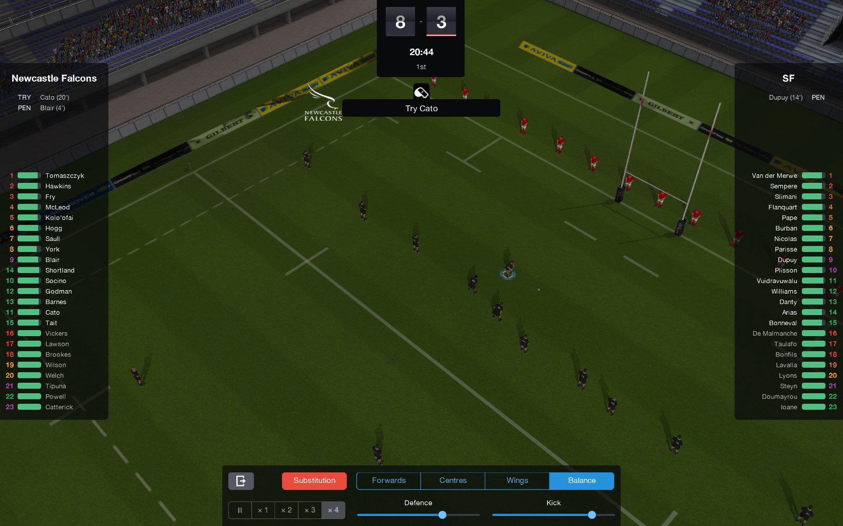Скриншот: Pro Rugby Manager 2015