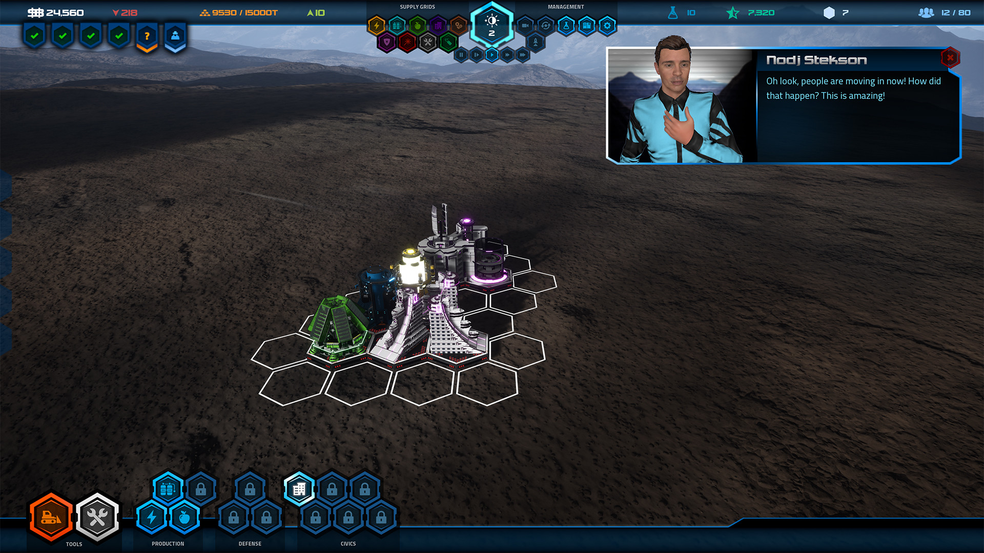 Скриншот: Starport Delta