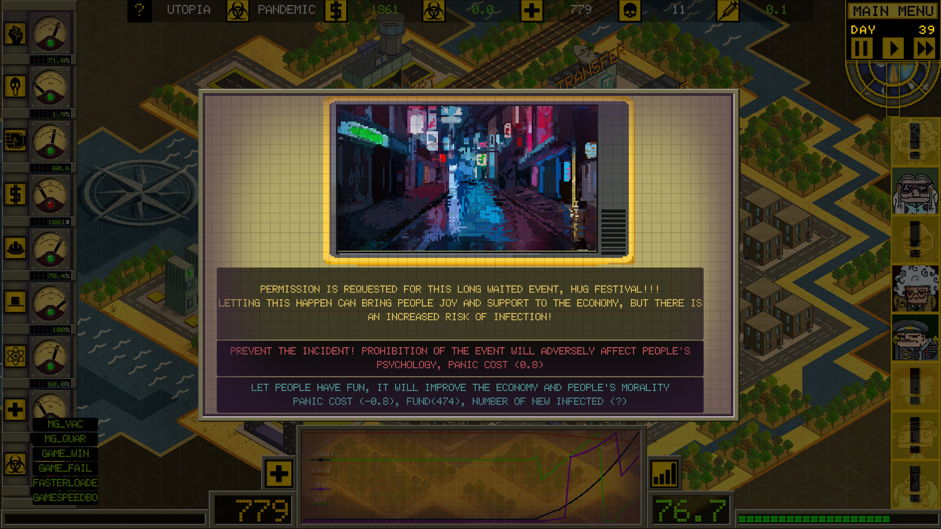 Скриншот: Ministry of Pandemic