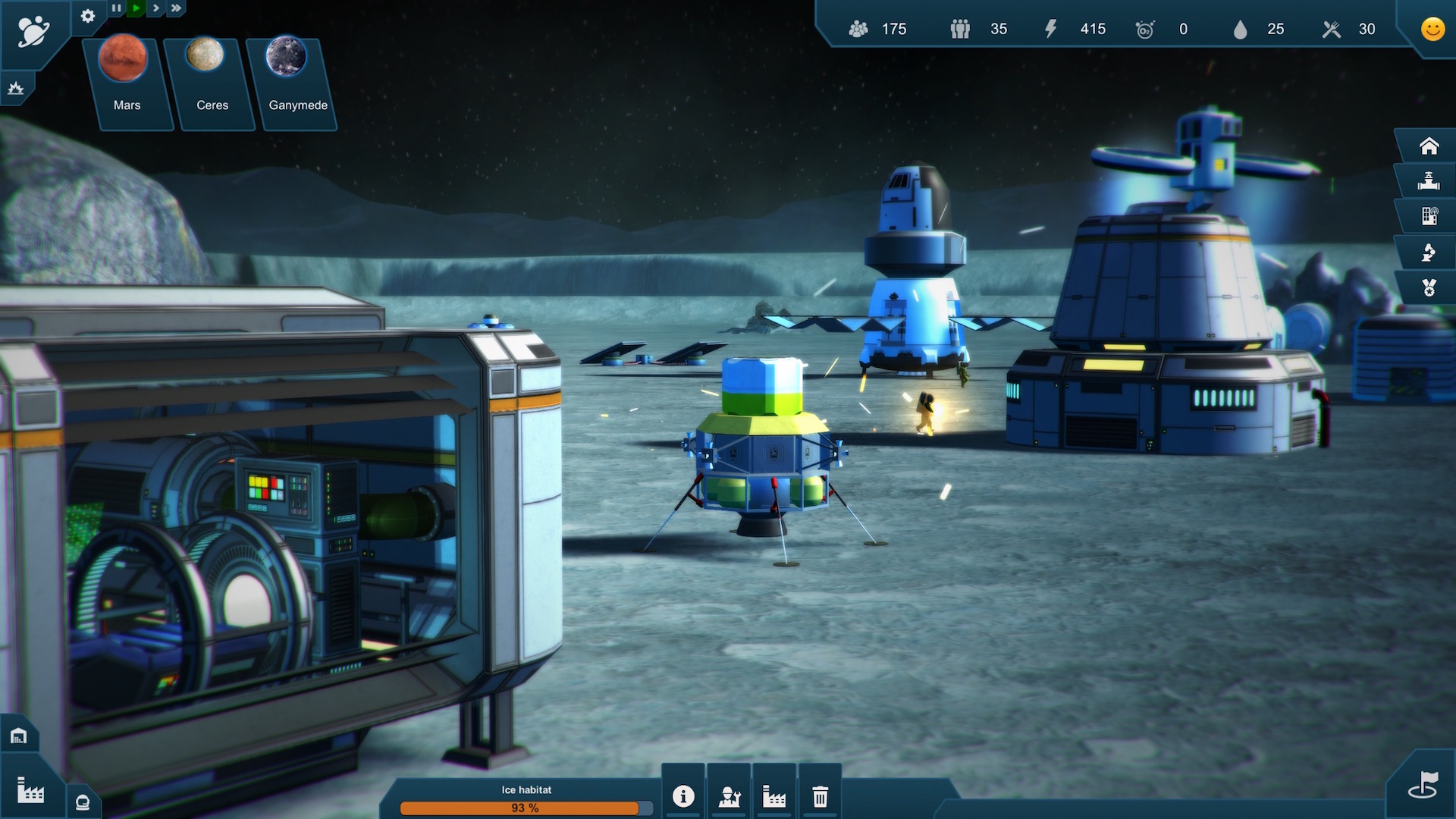 Скриншот: Earth Space Colonies