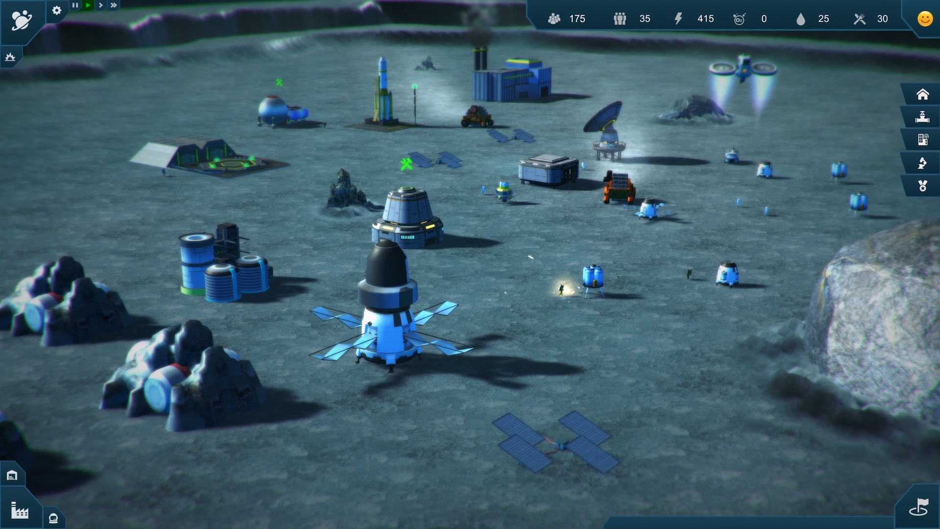Скриншот: Earth Space Colonies