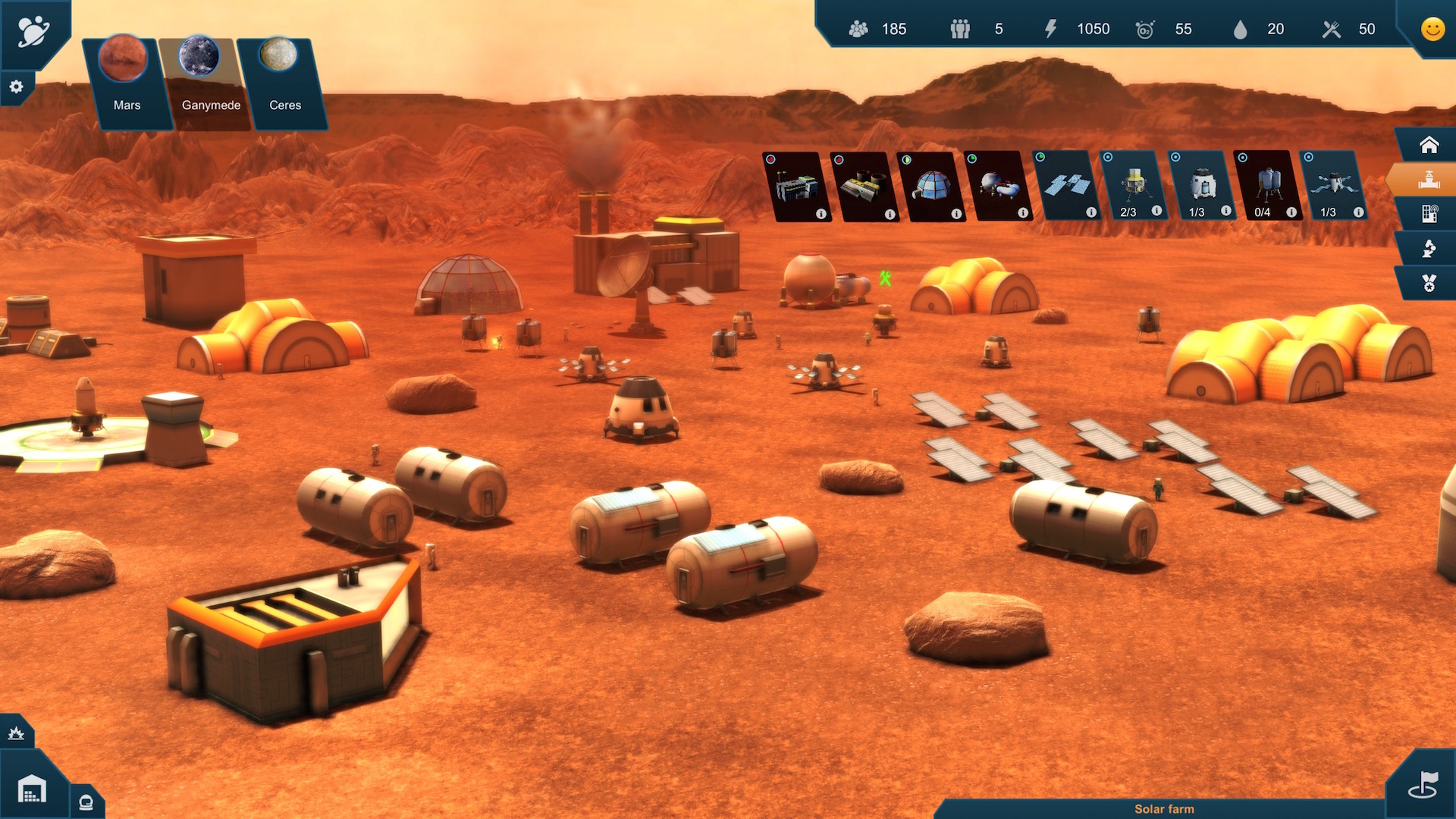 Скриншот: Earth Space Colonies