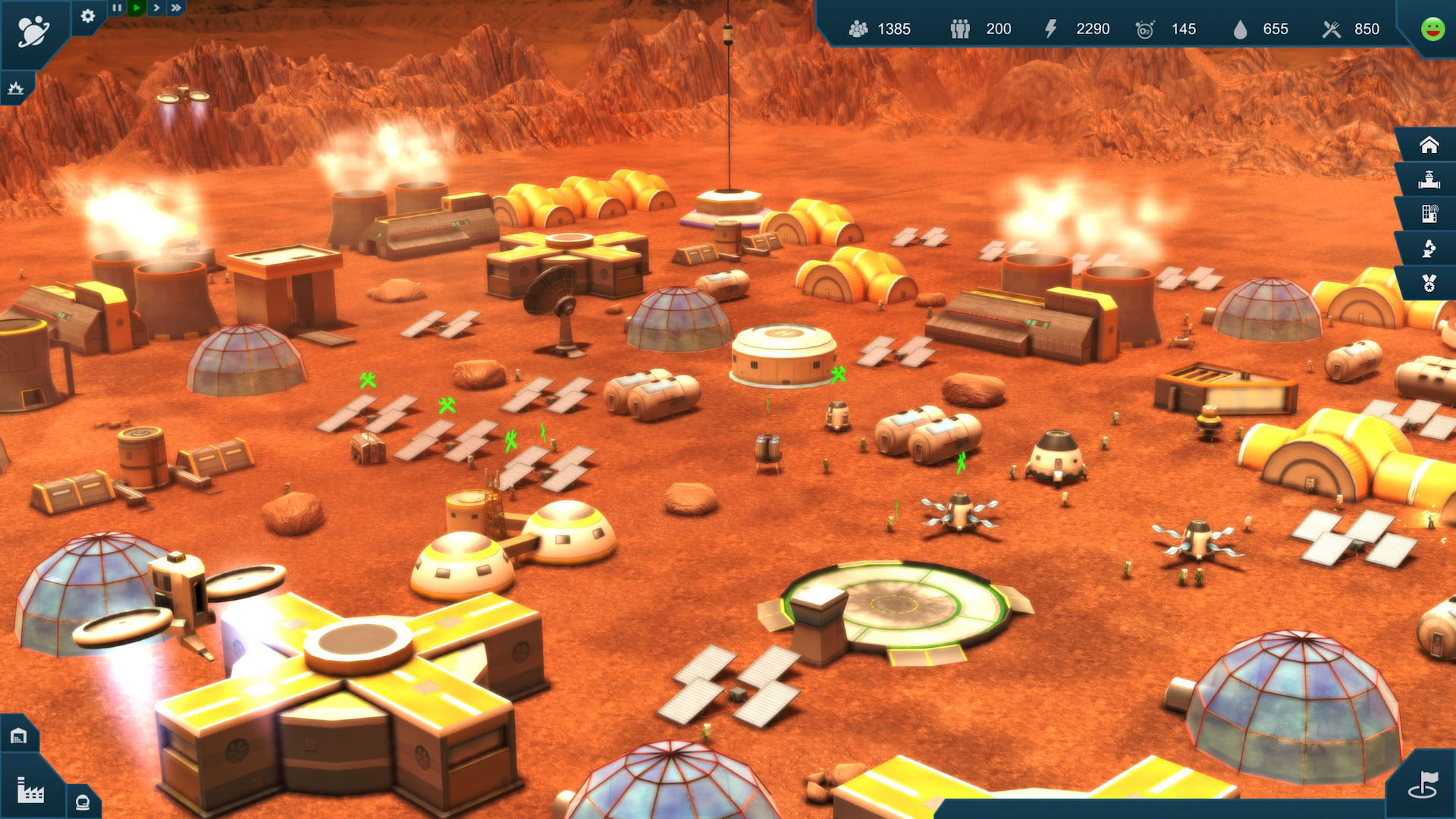 Скриншот: Earth Space Colonies