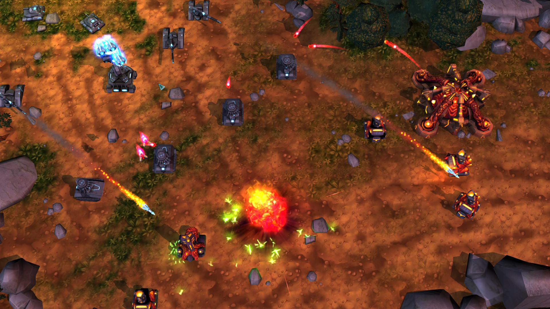 Скриншот: Tanks vs Aliens