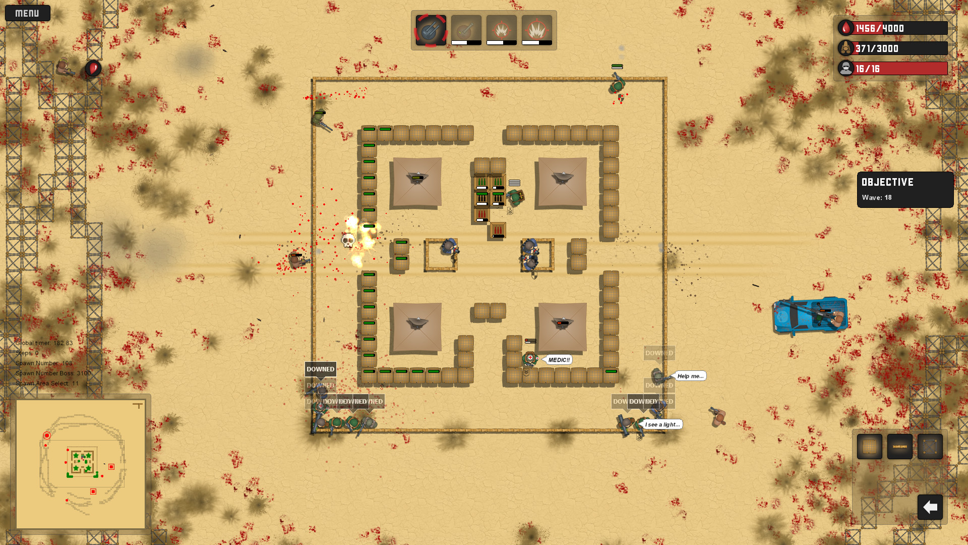 Скриншот: Firebase Defence
