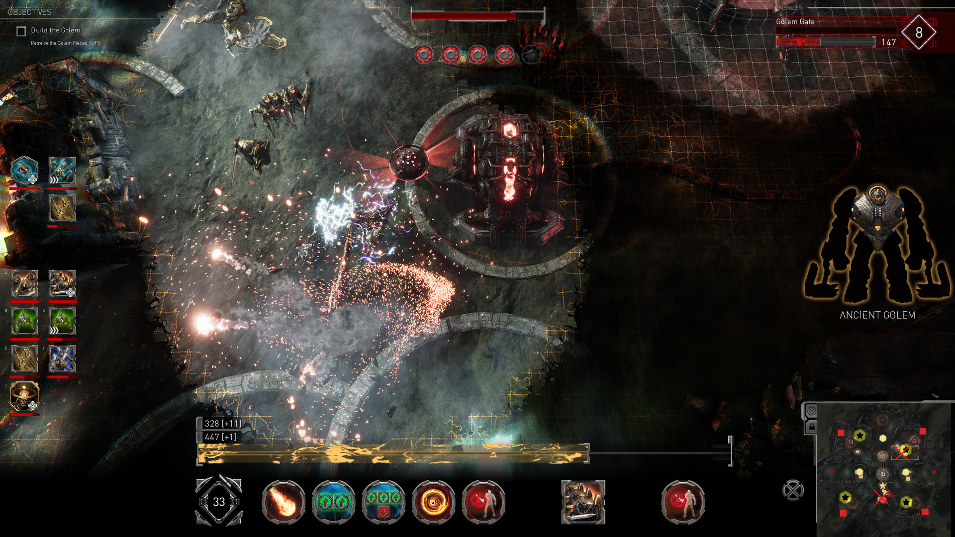 Скриншот: Golem Gates