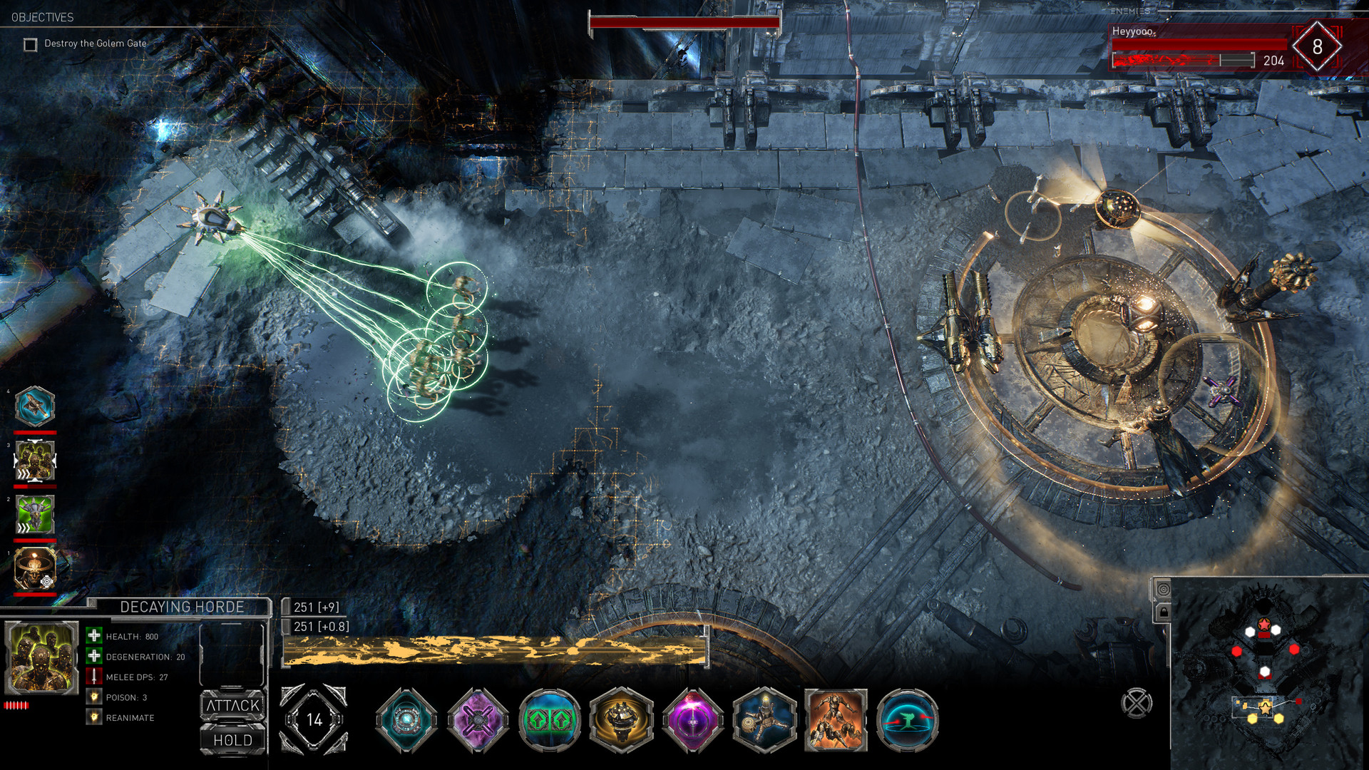 Скриншот: Golem Gates