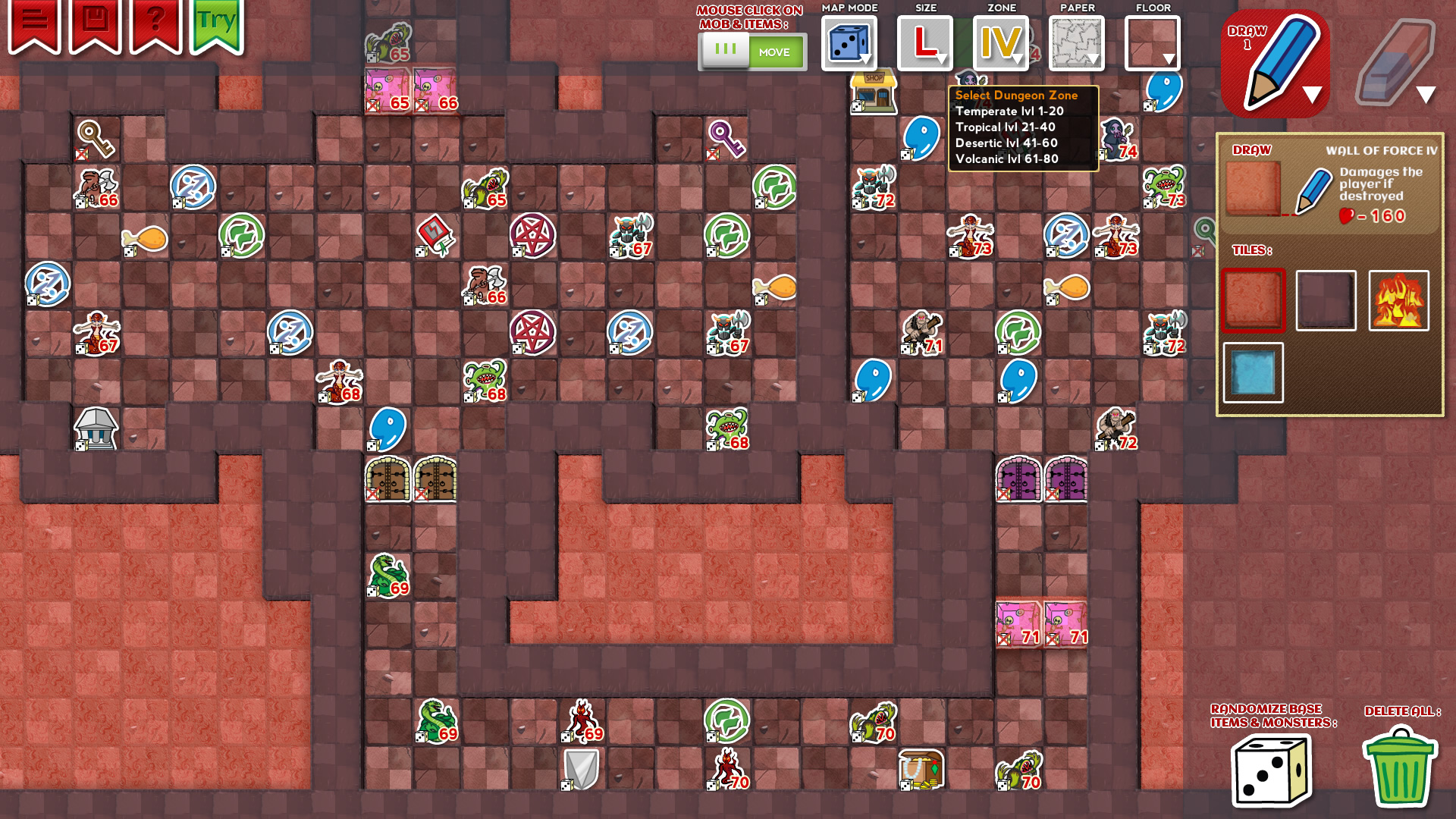 Скриншот: Paper Dungeons