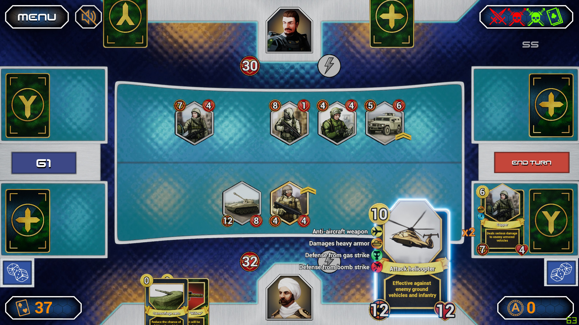 Скриншот: AXYOS: Battlecards