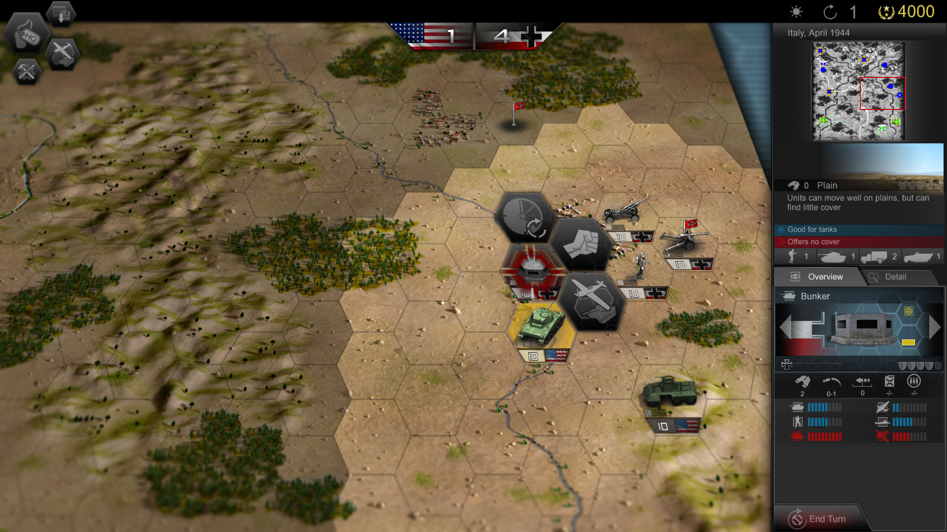 Скриншот: Panzer Tactics HD