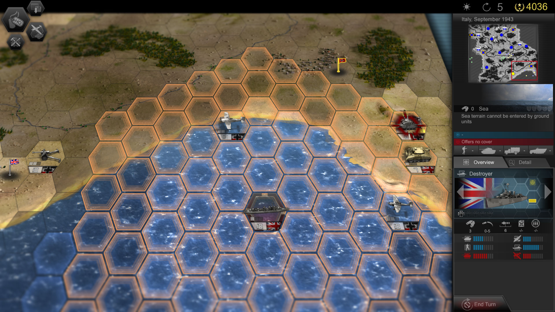Скриншот: Panzer Tactics HD