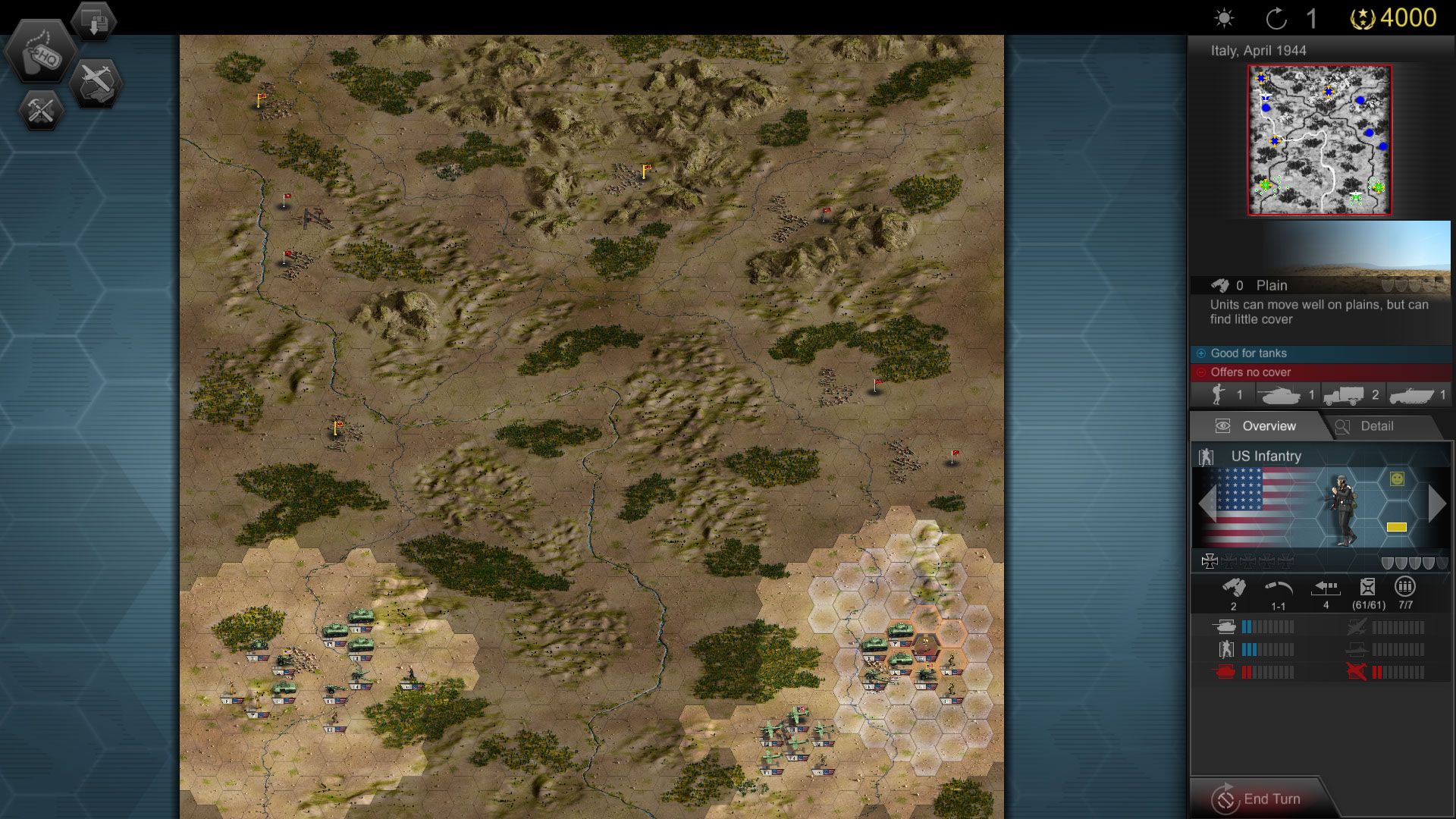Скриншот: Panzer Tactics HD