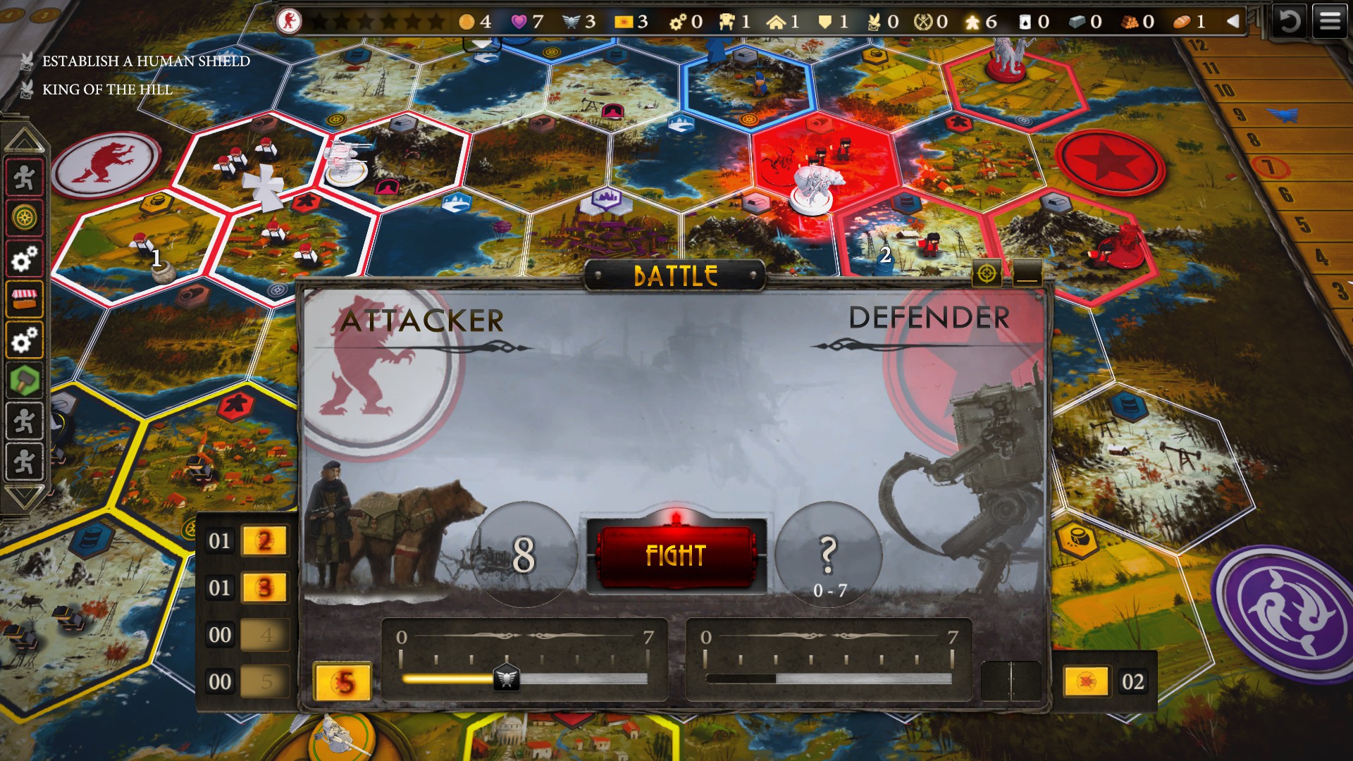 Скриншот: Scythe: Digital Edition