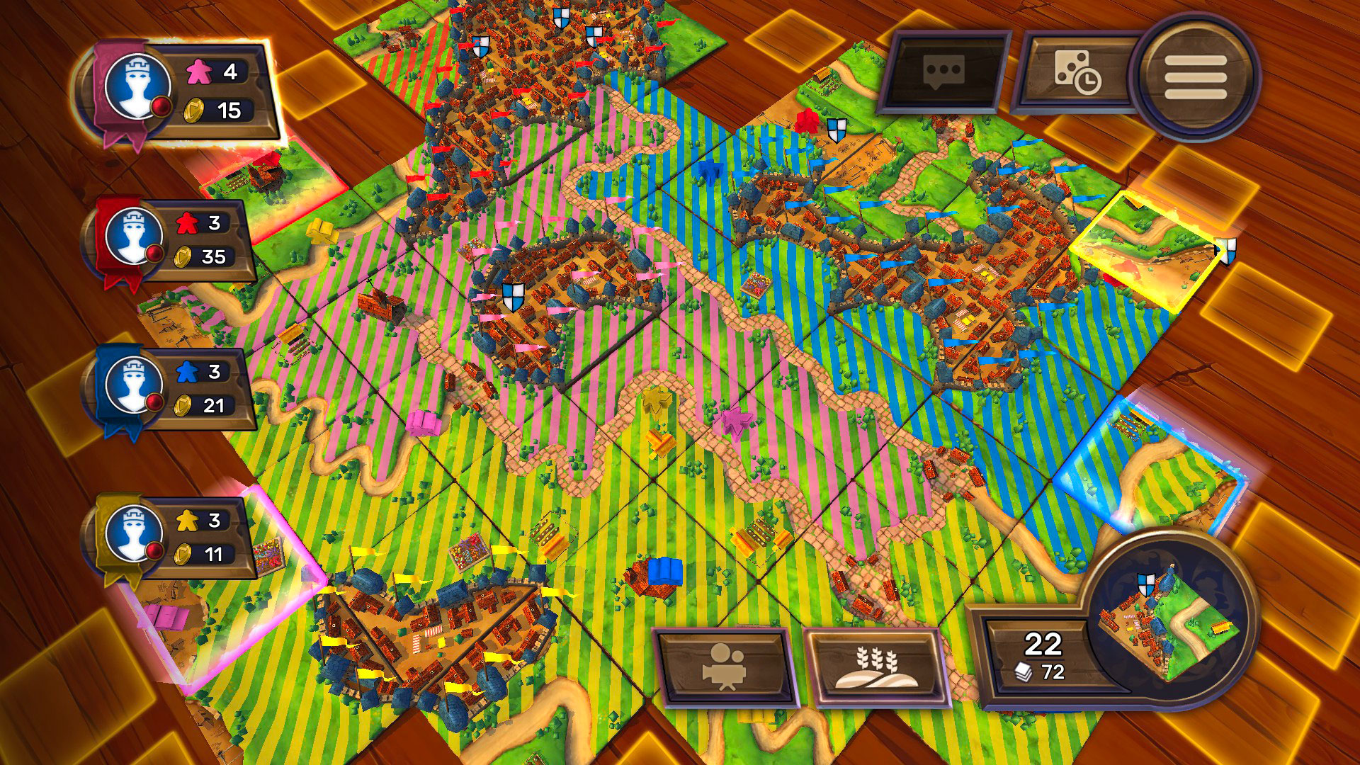 Скриншот: Carcassonne - Tiles & Tactics