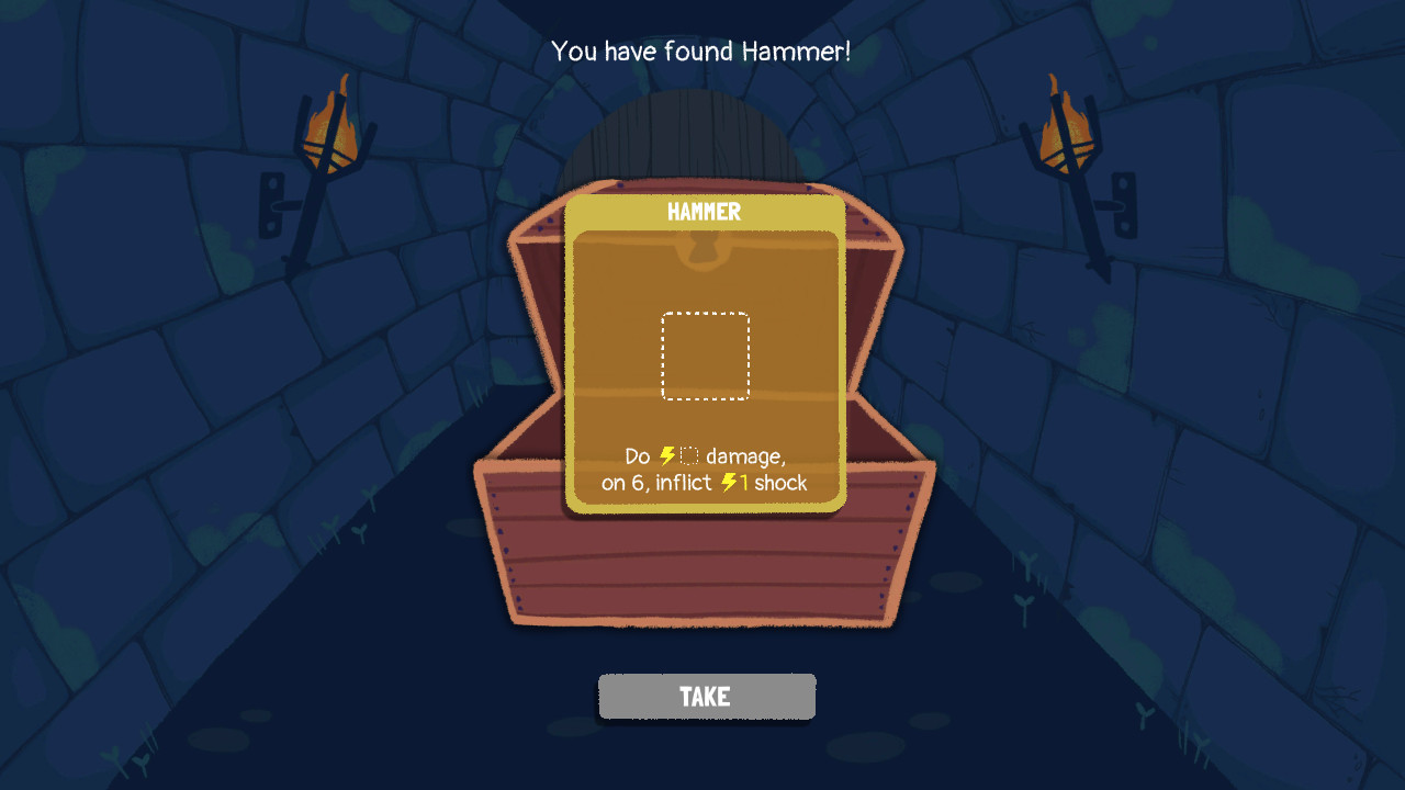 Скриншот: Dicey Dungeons