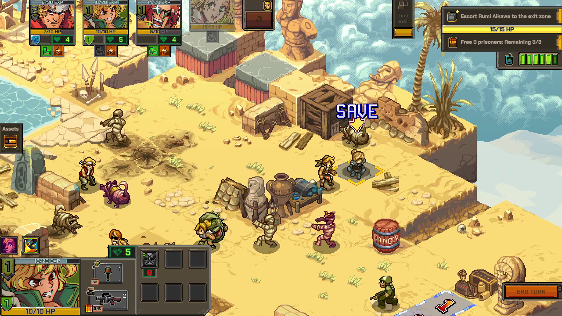 Скриншот: Metal Slug Tactics