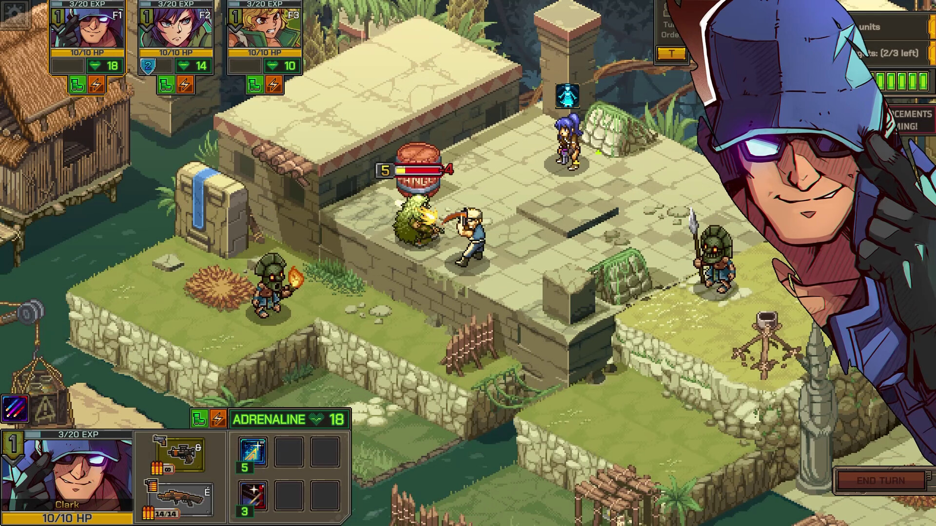 Скриншот: Metal Slug Tactics