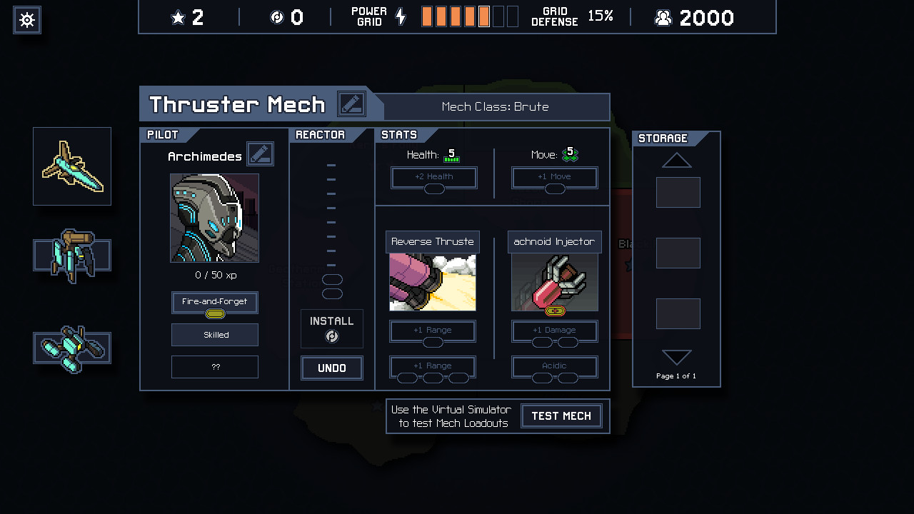 Скриншот: Into the Breach