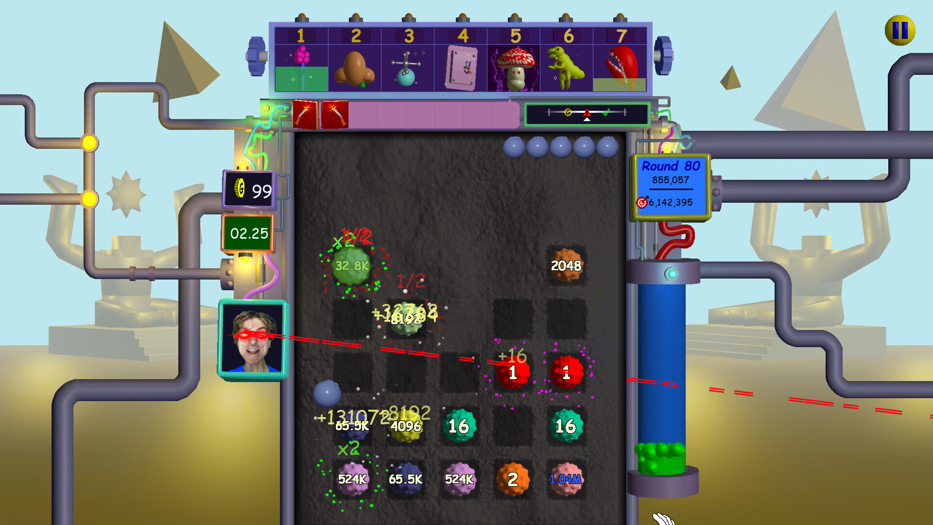 Скриншот: Nubby's Number Factory